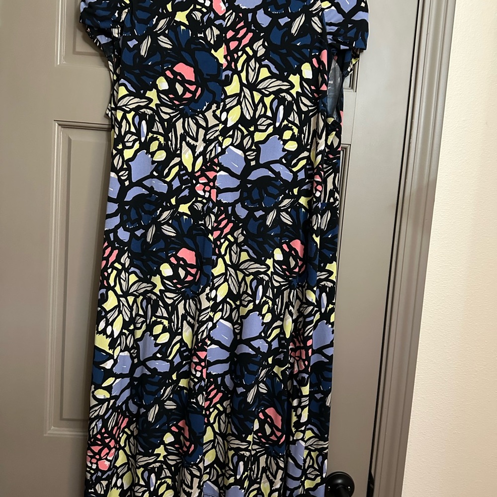 Alfani Multicolor Floral Dress Plus Size - Picture 5 of 5